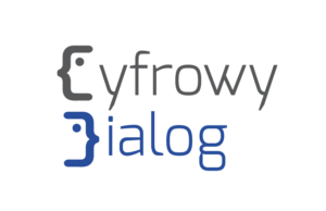 Logotyp z napisem Cyfrowy Dialog